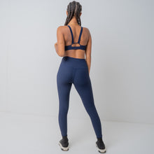 Load image into Gallery viewer, Stamina Leggings Navy Blue
