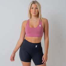Load image into Gallery viewer, Momentum Sports Bra Rose Red
